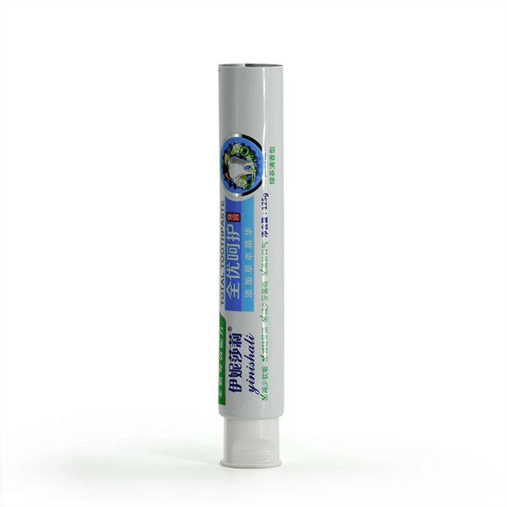 Beyaz Minimalist Diş Macunu Makyaj Tüpü